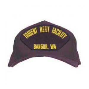 Trident Refit Facility - Bangor, WA Cap (Dark Navy) (Direct Embroidered)