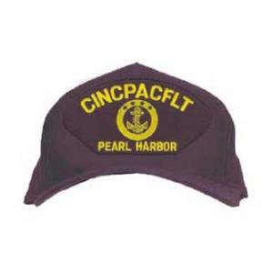 CINCPACFLT - Pearl Harbor Cap with Emblem (Dark Navy)
