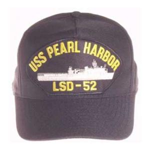 USS Pearlharbor LSD-52 Cap (Dark Navy) (Direct Embroidered)