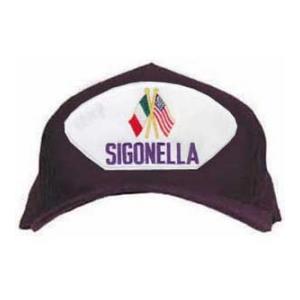 Sigonella Cap with Flags (Dark Navy)