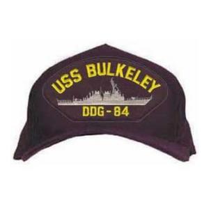 USS Bulkeley DDG-84 Cap (Dark Navy) (Direct Embroidered)