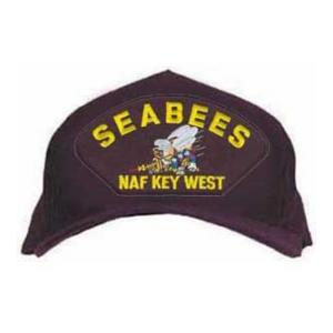 Seabees - NAF Key West, FL Cap with Logo (Dark Navy)