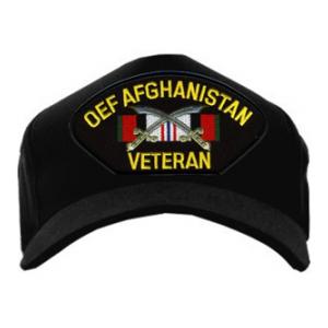 Operation Enduring Freedom Afghanistan Vet Cap (Black)