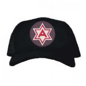Cap with 6th Army Patch (Black)