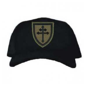 Cap with 79th Army Reserve Patch Subdued (Black)