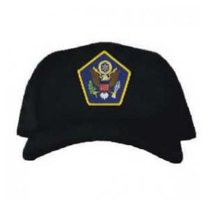 Cap with Army Seal Patch (Black)
