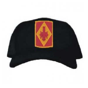 Cap with 75th Field Artillery Brigade Patch (Black)