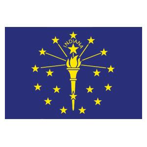 Indiana State Flag (3' x 5')