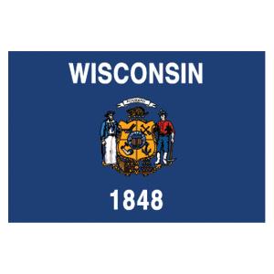 Wisconsin State Flag (3' x 5')