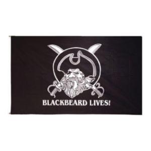 Blackbeard Lives Flag (3' x 5')