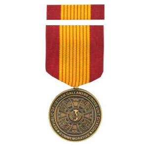 Republic of Vietnam Gallantry Cross Unit Citation Commemorative Medal & Rib