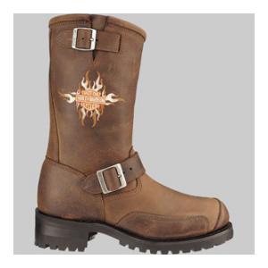 Harley Davidson Logger Conductor Boot Brown Flying Tigers Surplus