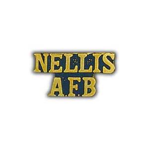 Air Force Scripted Nellis AFB Pin