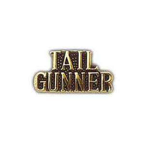 Air Force Scripted Tail Gunner Pin