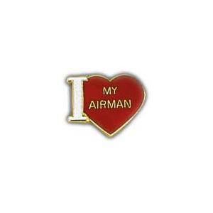 I Love My Airman Pin