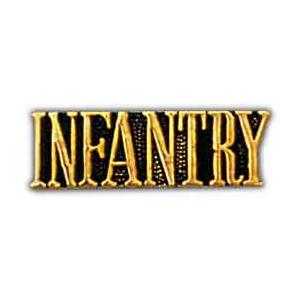 Army Infantry Script Pin