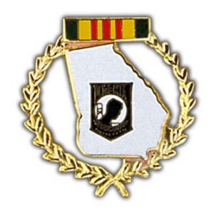 POW * MIA Georgia Pin