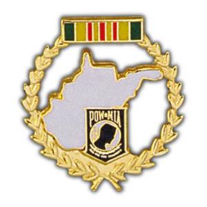 POW * MIA West Virginia Pin