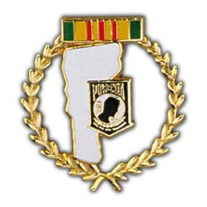 POW * MIA Vermont Pin