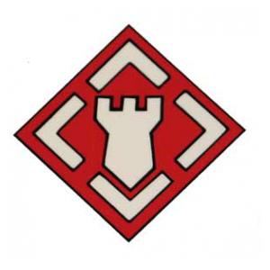 20th Engineer Brigade Inside Window Decal