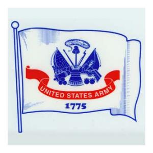 U.S. Army Flag Outside Window Decal