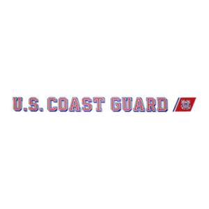 Coast Guard Outside Window Decal