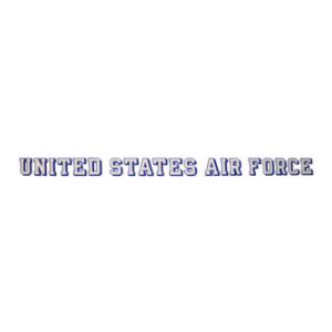 Air Force Outside Window Decal