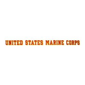 Marine Corps Outside Window Decal