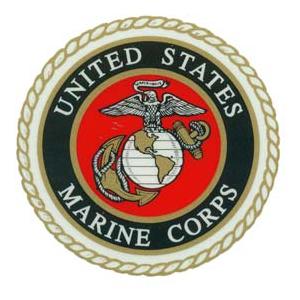 Marine Corps Seal Outside Window Decal