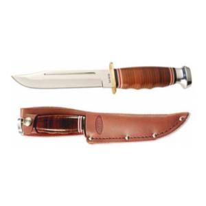 KA-Bar Leather Handled Marine Hunter