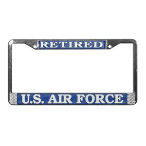 Air Force Retired License Plate Frame