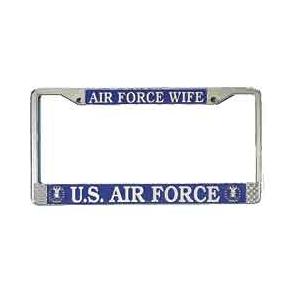 Air Force Wife License Plate Frame