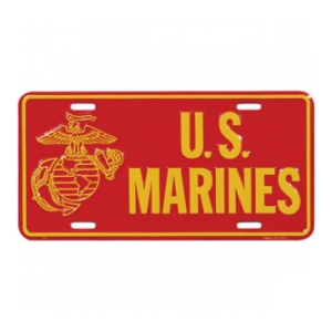 US Marines License Plate