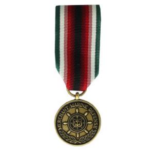 Merchant Marine Defense Medal (Miniature Size)