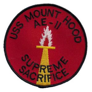 USS Mount Hood AE-11 Ship Patch
