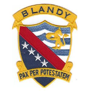 USS Blandy DD-943 Ship Patch