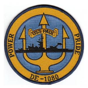 USS Paul DE-1080 Ship Patch