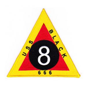 USS Black DD-666 Ship Patch