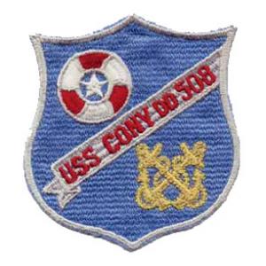 USS Cony DD-508 Ship Patch