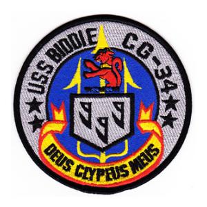 USS Biddle CG-34 Ship Patch