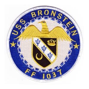 USS Bronstein FF-1037 Ship Patch