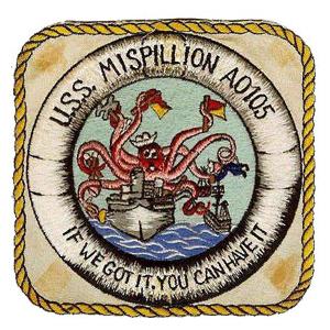 USS Mispillion AO-105 Ship Patch