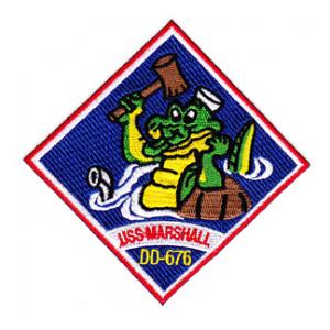 USS Marshall DD-676 Ship Patch