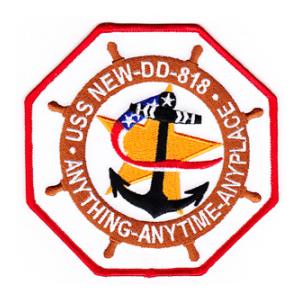 USS New DD-818 Ship Patch