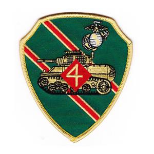 USMC 4th Tank Battalion Patch