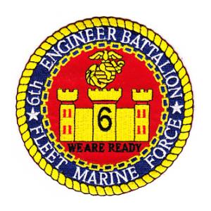 6th Marine Engineer Battalion Patch