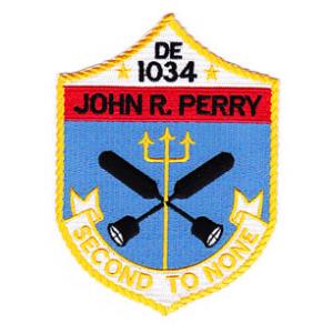 USS John R. Perry DE-1034 Ship Patch