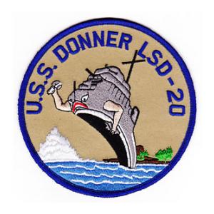 USS Donner LSD-20 Ship Patch