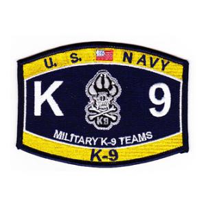 USN RATE Military K-9 Teams Patch