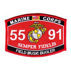 USMC MOS 5591 Field Music Bugler Patch